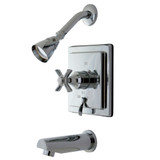 Kingston Brass KB86510ZX Tub/Shower Faucet, Polished Chrome