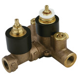 Kingston Brass KS36350V Thermostatic Valve With Volume Control, Oil Rubbed Bronze