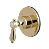 Kingston Brass KS3032BAL Heirloom 3-Way Diverter Valve with Trim Kit, Polished Brass