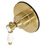 Kingston Brass  KS3037BPL Bel-Air 3-Way Diverter Valve with Trim Kit, Brushed Brass