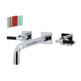 Kingston Brass KS6021CKL Ksiser Wall Mount Tub Faucet, Polished Chrome