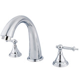 Kingston Brass KS5361TL Royale Roman Tub Faucet, Polished Chrome