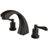 Kingston Brass KS4365DFL Vintage Roman Tub Faucet, Oil Rubbed Bronze