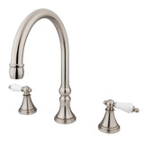 Kingston Brass KS2348PL Roman Tub Faucet, Brushed Nickel