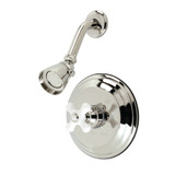 Kingston Brass KB3636PXSO Restoration Pressure Balanced Shower Faucet, Polished Nickel