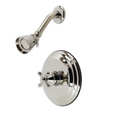 Kingston Brass KB2636BXSO Metropolitan Pressure Balanced Shower Faucet, Polished Nickel