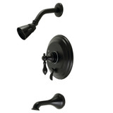 Kingston Brass KB36300ACL American Classic Single-Handle Tub and Shower Faucet, Matte Black
