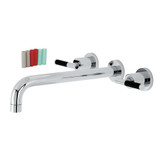 Kingston Brass KS8051CKL Kaiser Wall Mount Tub Faucet, Polished Chrome