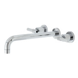 Kingston Brass KS8051ML Milano Wall Mount Tub Faucet, Polished Chrome