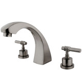 Kingston Brass KS4368ML Roman Tub Faucet, Brushed Nickel