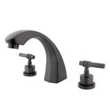 Kingston Brass KS4365ML Roman Tub Faucet, Oil Rubbed Bronze