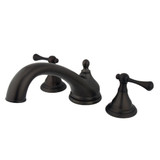 Kingston Brass KS5535BL Vintage Roman Tub Faucet, Oil Rubbed Bronze