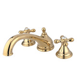 Kingston Brass KS5532AX Vintage Roman Tub Faucet, Polished Brass