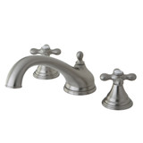 Kingston Brass KS5538AX Vintage Roman Tub Faucet, Brushed Nickel