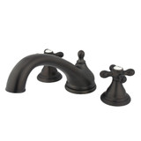 Kingston Brass KS5535AX Vintage Roman Tub Faucet, Oil Rubbed Bronze