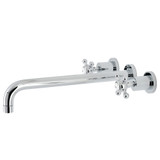 Kingston Brass KS8041BX Metropolitan Wall Mount Tub Faucet, Polished Chrome