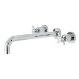 Kingston Brass KS8051DX Concord Wall Mount Tub Faucet, Polished Chrome