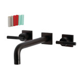 Kingston Brass KS6025CKL Ksiser Wall Mount Tub Faucet, Oil Rubbed Bronze