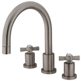 Kingston Brass KS8328ZX Millennium Roman Tub Faucet, Brushed Nickel