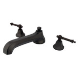 Kingston Brass KS4305TL Metropolitan Roman Tub Faucet, Oil Rubbed Bronze