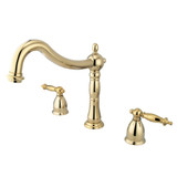 Kingston Brass  KS1342TL Heritage Roman Tub Faucet, Polished Brass