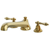 Kingston Brass KS4302AL Metropolitan Roman Tub Faucet, Polished Brass