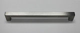 JVJ Stainless Steel 224 mm (8.81") Squared Thick Bar Door Pull With Posts At End - 73432