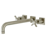 Kingston Brass  KS6058BEX Essex Wall Mount Tub Faucet, Brushed Nickel