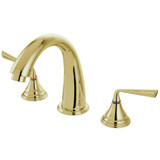 Kingston Brass  KS5362ZL Silver Sage Roman Tub Faucet, Polished Brass