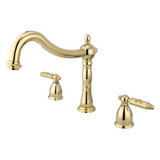 Kingston Brass KS1342GL Georgian Roman Tub Faucet, Polished Brass