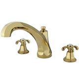 Kingston Brass KS4322TX Vintage Roman Tub Faucet, Polished Brass