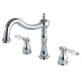 Kingston Brass KS1341BPL Bel-Air Roman Tub Faucet, Polished Chrome