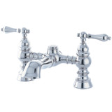 Kingston Brass CC1131T1 Heritage 7-Inch Deck Mount Tub Faucet, Polished Chrome