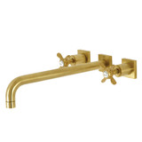 Kingston Brass KS6047BEX Essex Wall Mount Tub Faucet, Brushed Brass