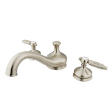 Kingston Brass KS3338GL Georgian Roman Tub Faucet, Brushed Nickel