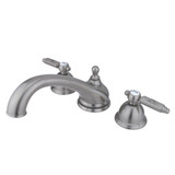 Kingston Brass KS3358GL Georgian Roman Tub Faucet, Brushed Nickel