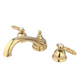 Kingston Brass KS3352GL Georgian Roman Tub Faucet, Polished Brass