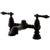 Kingston Brass CC1131T5 Heritage 7-Inch Deck Mount Tub Faucet, Oil Rubbed Bronze