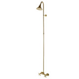 Kingston Brass CCK2137 Vintage Shower Combo, Brushed Brass