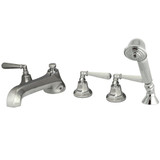 Kingston Brass KS43015HL Roman Tub Faucet with Hand Shower, Polished Chrome