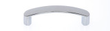 JVJ Polished Chrome 96 mm (3.78") Thick Bowed Door Pull - 76026
