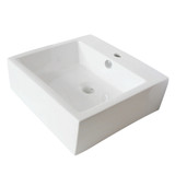 Kingston Brass Fauceture EV4319 Sierra Vessel Sink, White