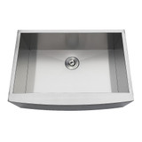 Kingston Brass Gourmetier GKUSF302110 Uptowne Undermount Stainless Steel Farmhouse Kitchen Sink, Brushed - 30 inch