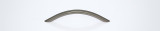 JVJ Satin Nickel 128 mm (5.04") 154 mm O/A Rounded Bow Door Pull Composition Steel - 75246