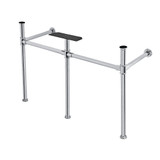Kingston Brass Fauceture VPBT14881 Imperial Stainless Steel Console Sink Legs, Polished Chrome - 41 x 18 1/4 inches
