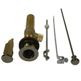 Kingston Brass KB2008 Brass Pop-up Drain Assembly - Brushed Nickel