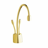 Insinkerator 44252H  Indulge Contemporary Instant Hot and Cold Water Dispenser Faucet (F-HC-1100-FG), French Gold - 44252H