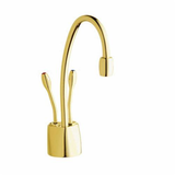 Insinkerator Indulge Contemporary Instant Hot and Cold Water Dispenser Faucet (F-HC-1100-FG), French Gold - 44252H