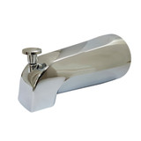 Kingston Brass K1213A1 Rear Threaded Tub Spout with Top Diverter, Polished Chrome