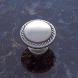 JVJ Satin Nickel Rope Edged Door Knob 1 1/4" - 69446